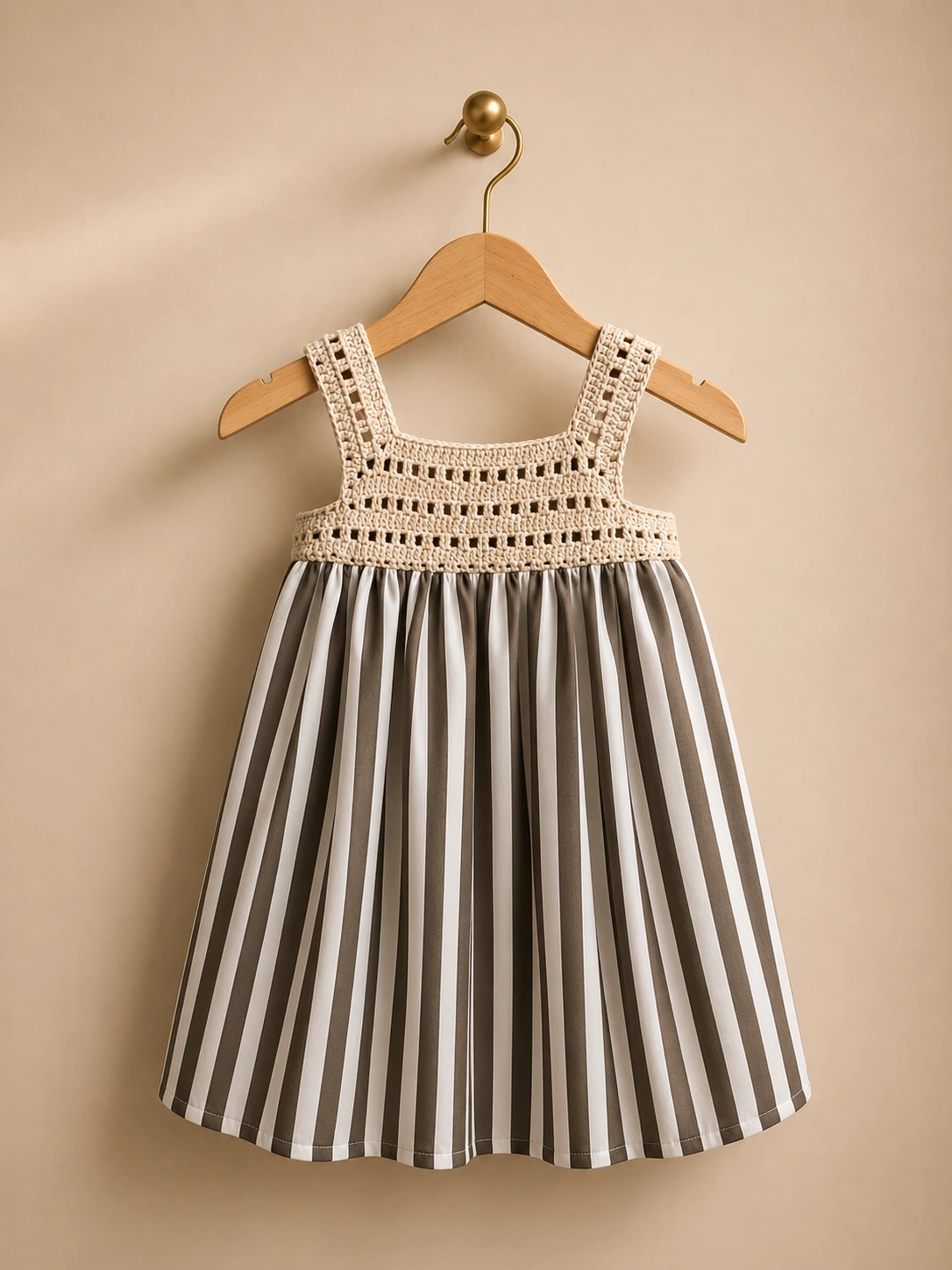 Crochet Dress on hanger