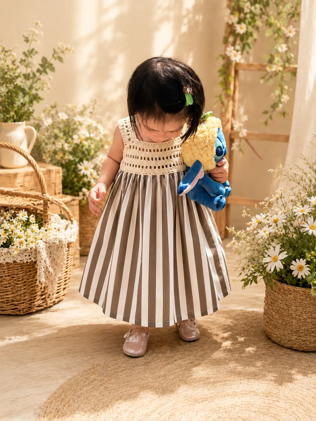 Crochet Dress worn