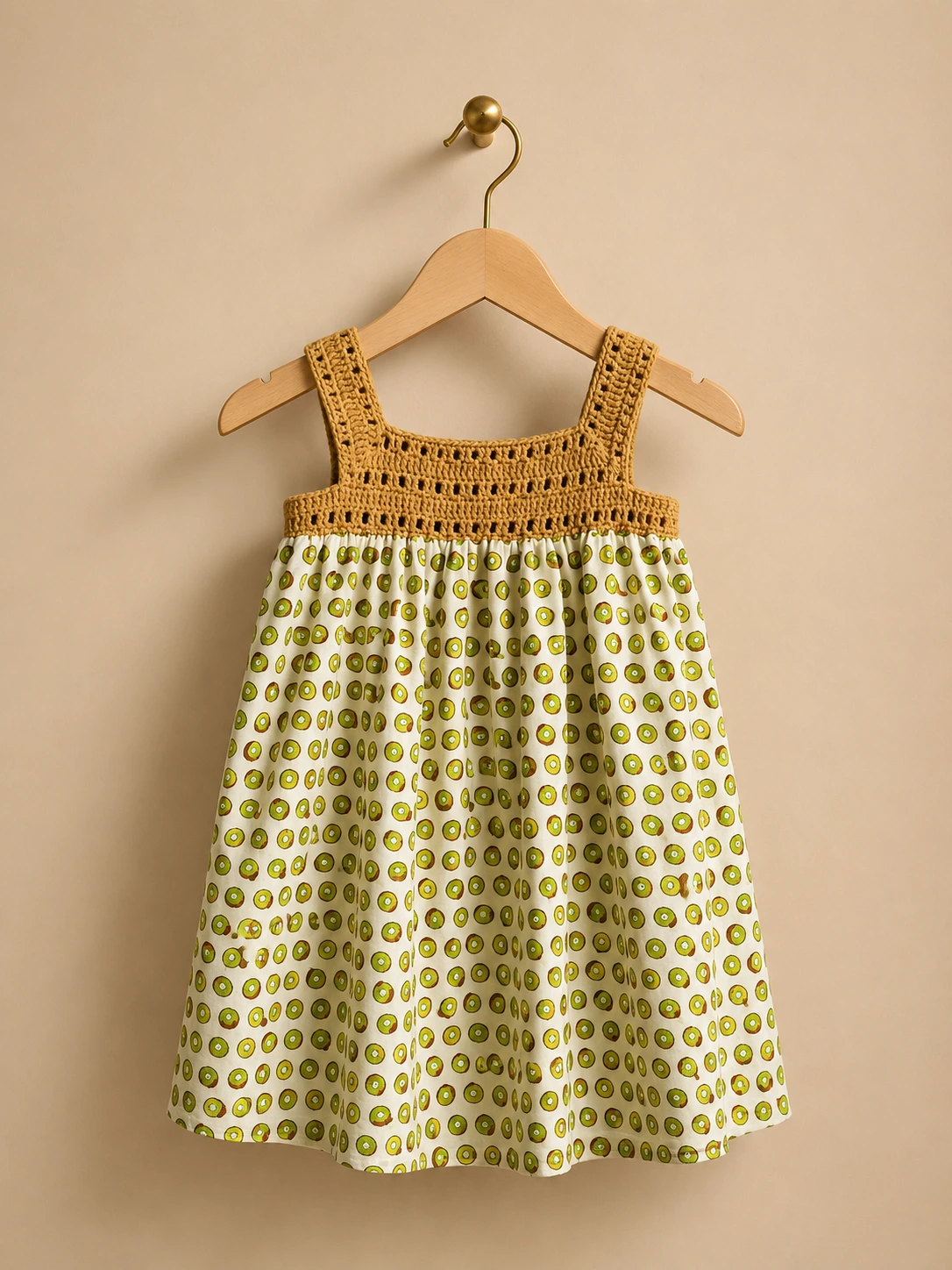 Crochet Dress on hanger