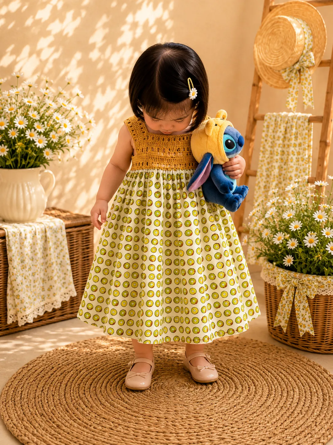 Crochet Dress worn