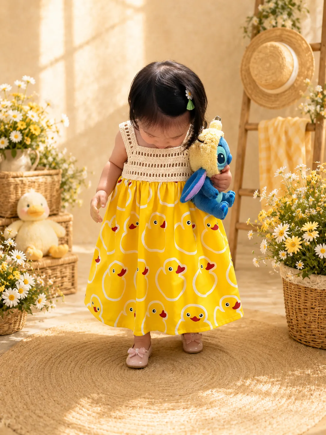 Crochet Dress worn