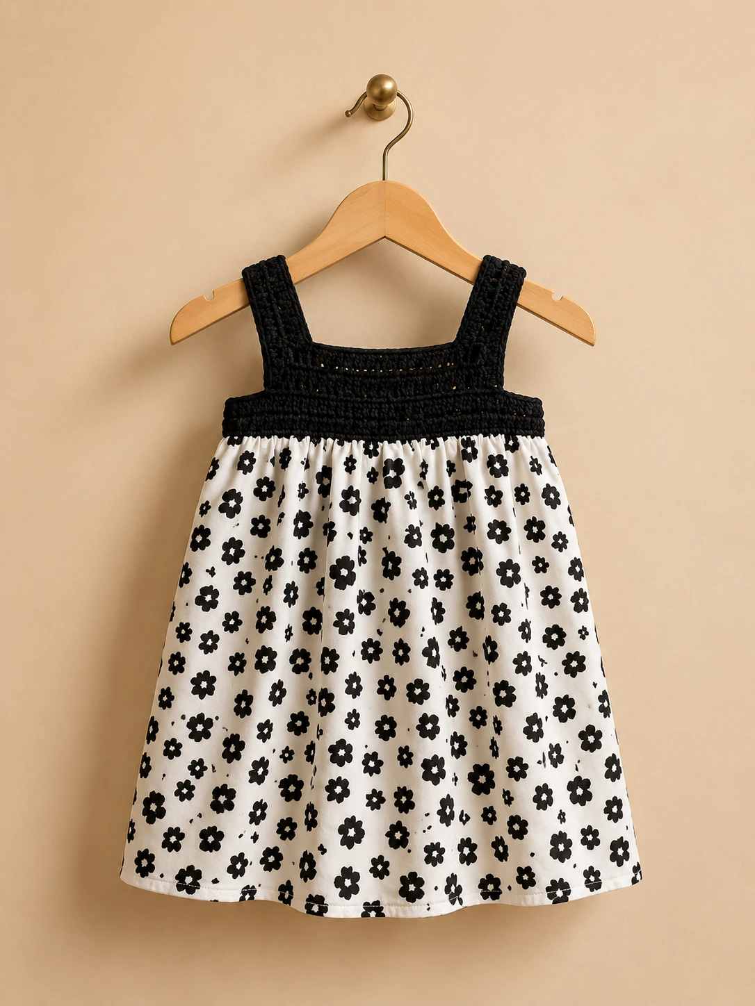 Crochet Dress on hanger