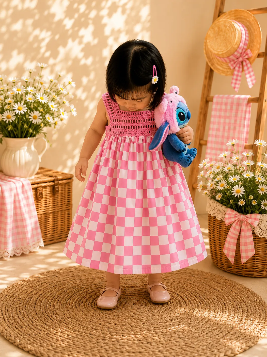 Crochet Dress worn