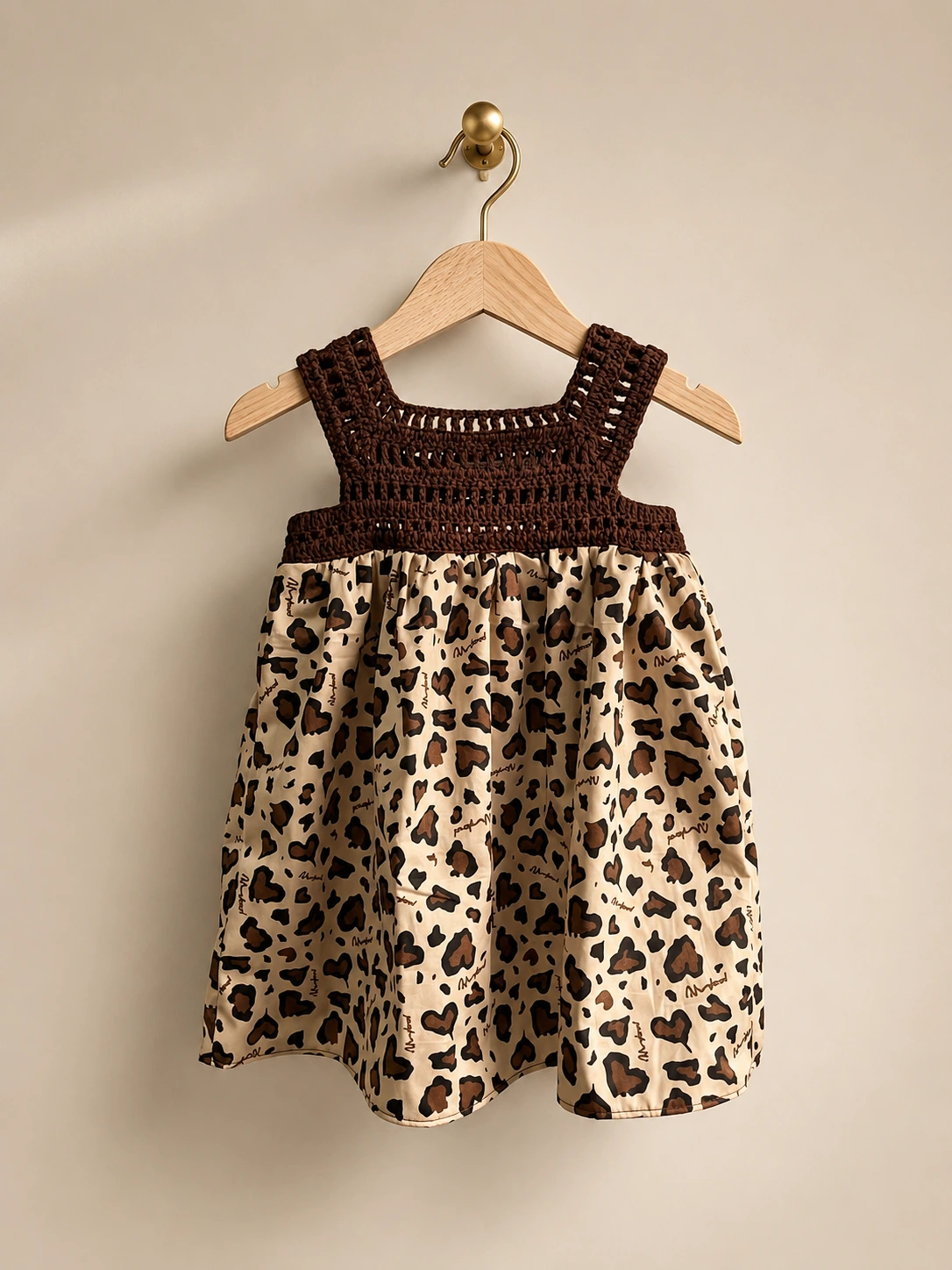 Crochet Dress on hanger