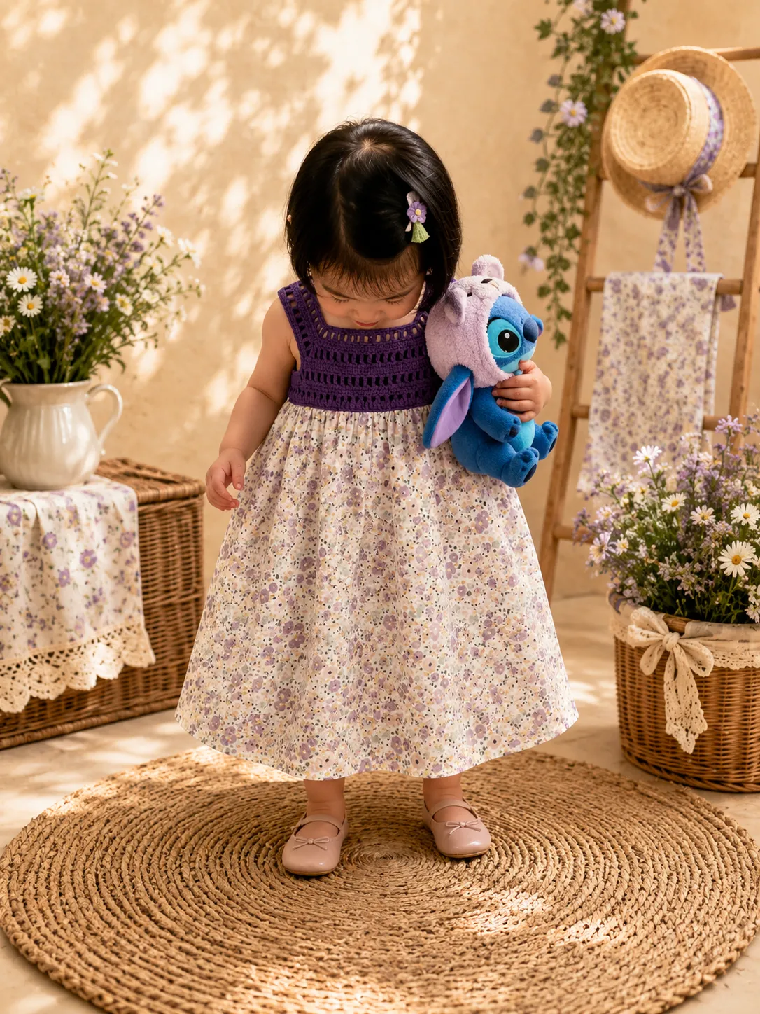 Crochet Dress worn