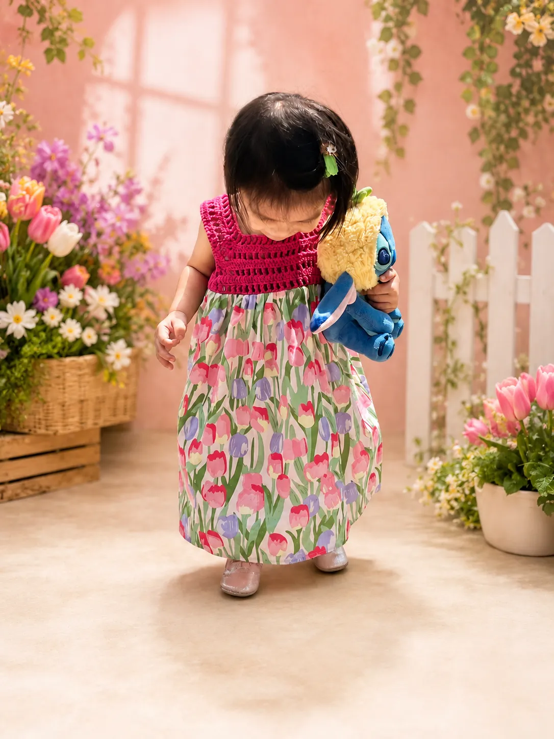 Crochet Dress worn