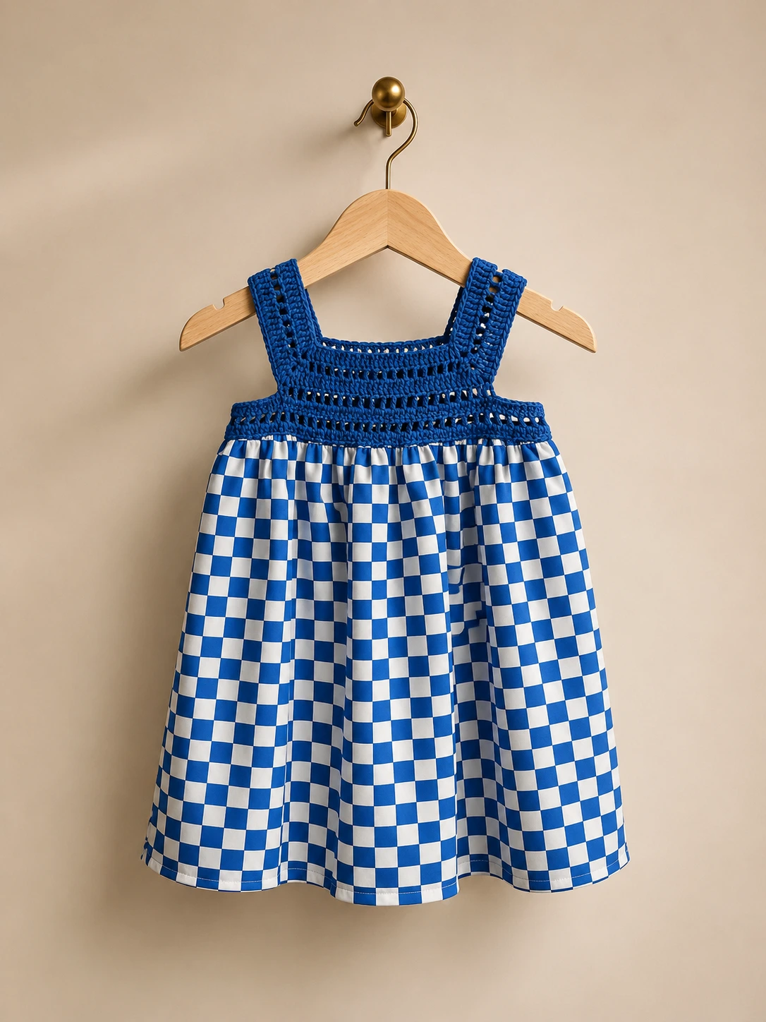 Crochet Dress on hanger
