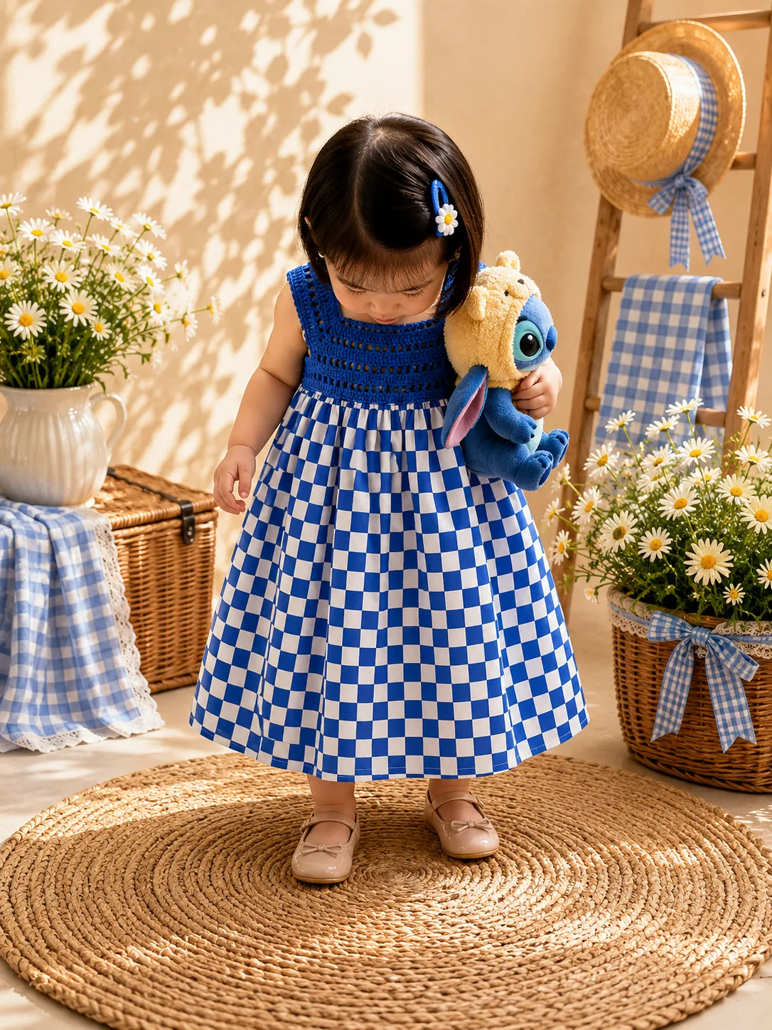 Crochet Dress worn