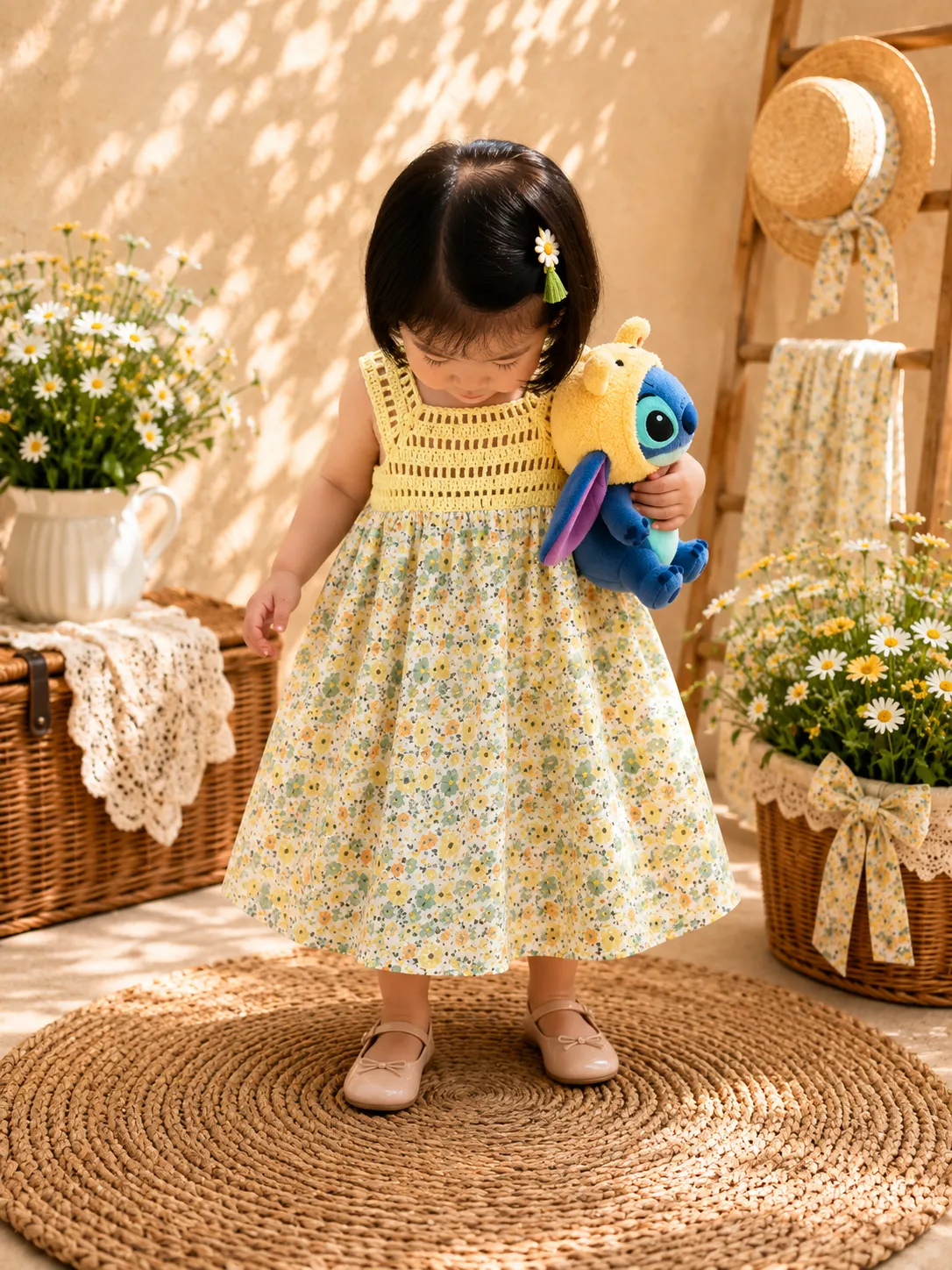 Crochet Dress worn